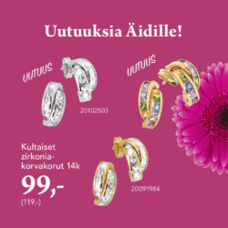 Äitienpäivän lahjaideat löydät kultajousesta.