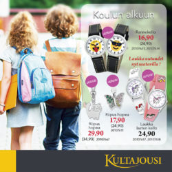 Elokuu ja koulut alkoivat. Kultajousesta elokuuksi hyviä lahjaideoita itselle ja ystäville.