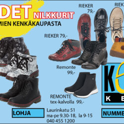 Kenkäostoksille Nummelan Keskuskenkään